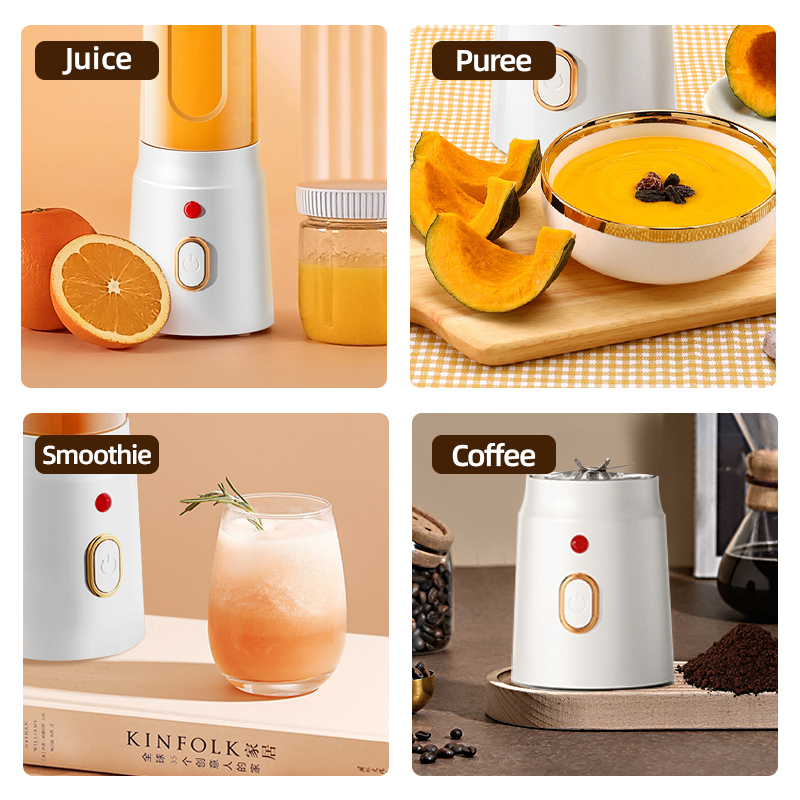 450ml Portable Blender 10 Blad - огляд і ціна Portable Blender Usb Rechargeable