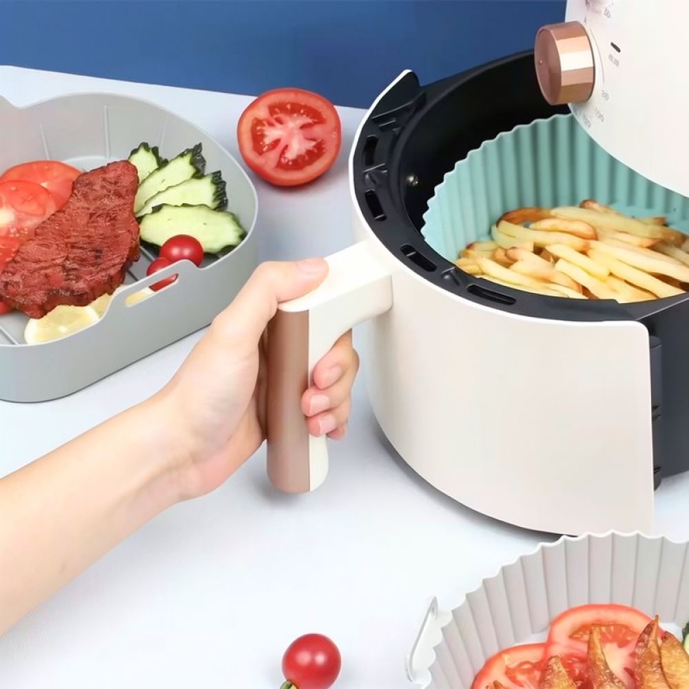 Square Silicone Air Fryer Bask - огляд і ціна Air Fryer Silicone Pot Liner