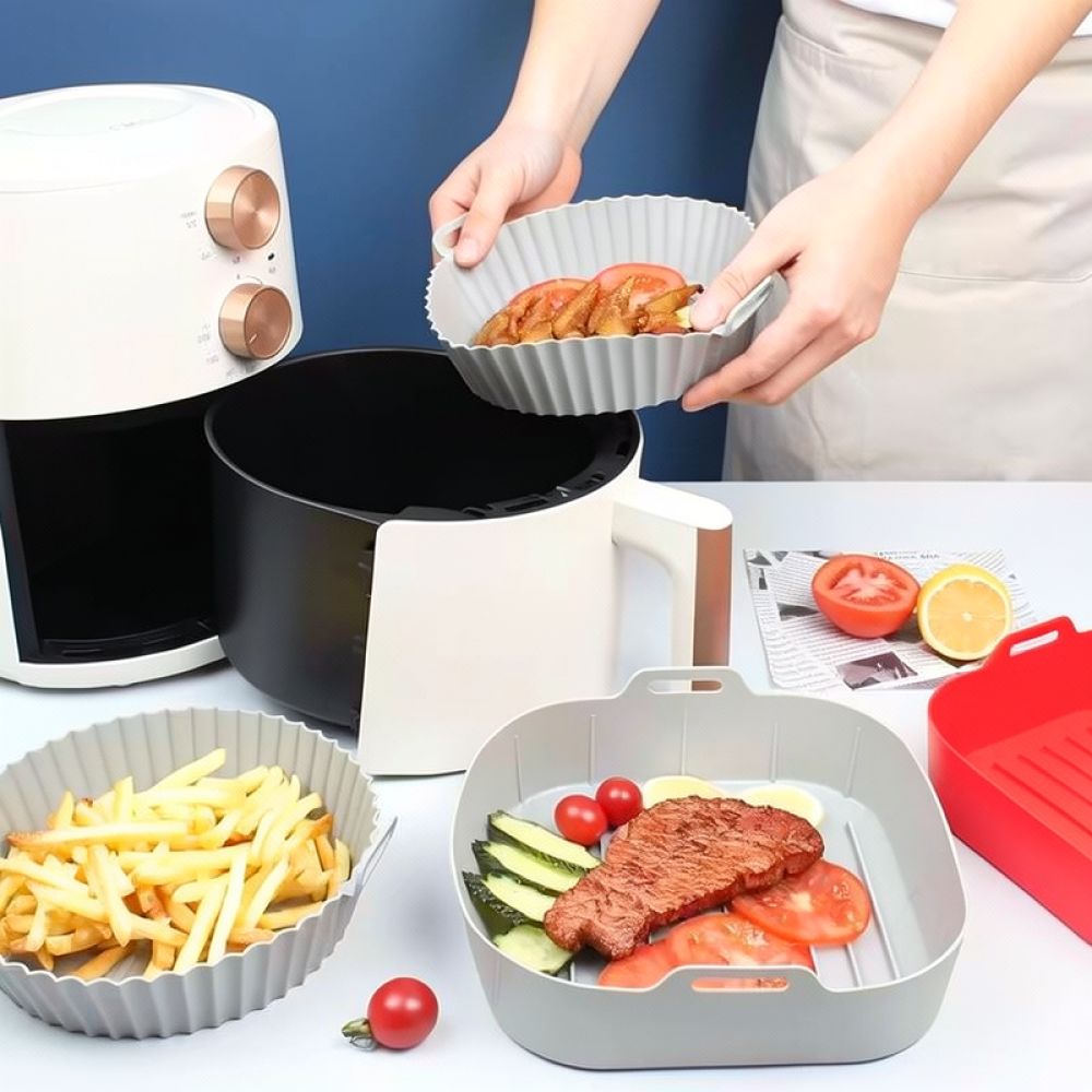 Square Silicone Air Fryer Bask - огляд і ціна Air Fryer Silicone Pot Liner